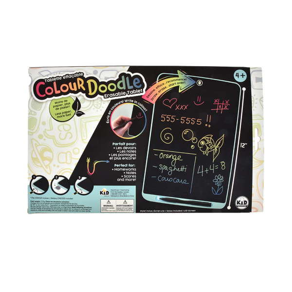 Multicolored Writing Tablet 12in