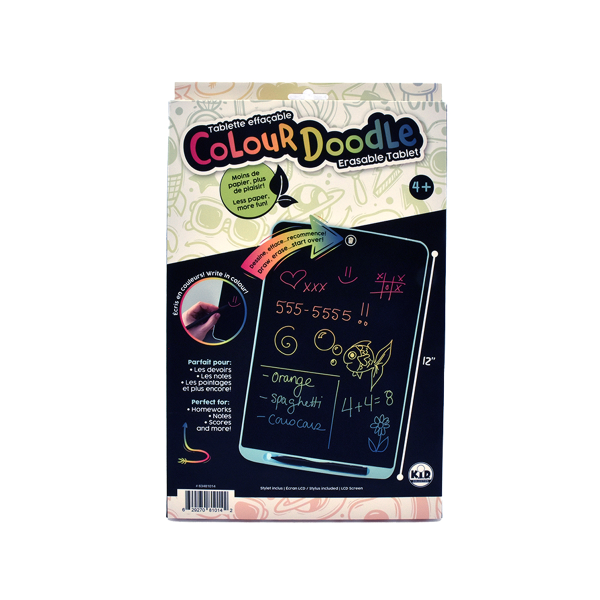 Multicolored Writing Tablet 12in
