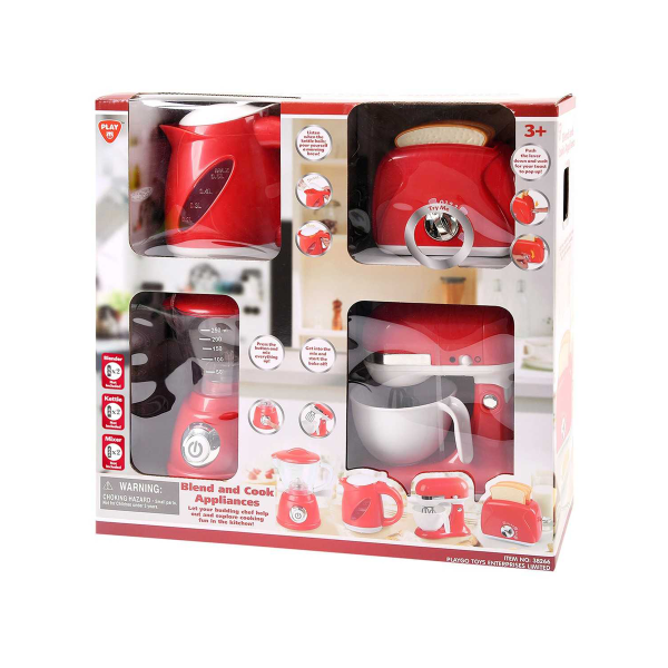 Mixer et cuire les électroménagers-rouge
