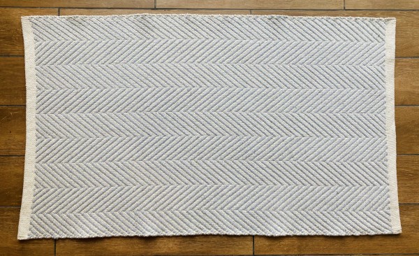 Rug 27x45in Zara Herringbone Cotton
