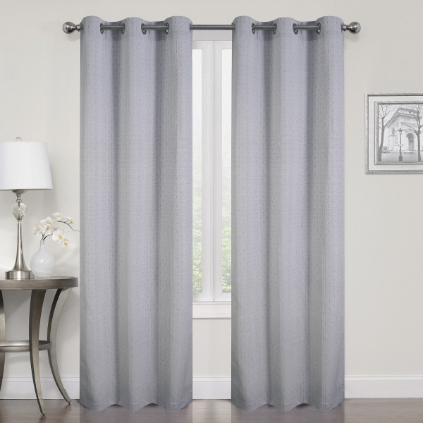 Amelia - Jacquard Grommet Panels | Set of 2