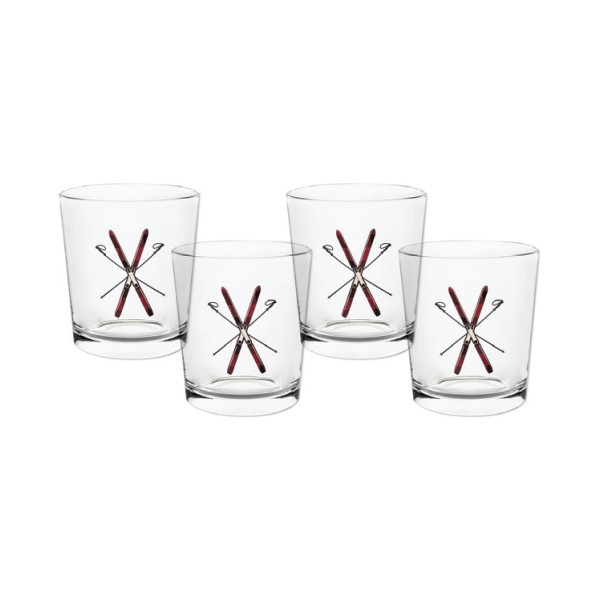 Skis D.O.F. Glasses, Set of 4