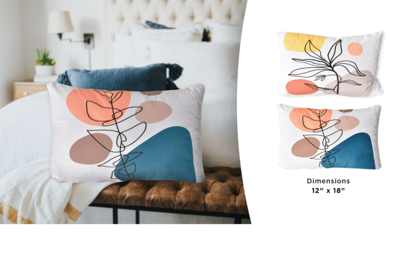 Coussin en velours Art Déco