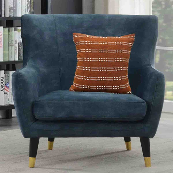 LAUREN TAYLOR - Coussin carré en coton AVERY