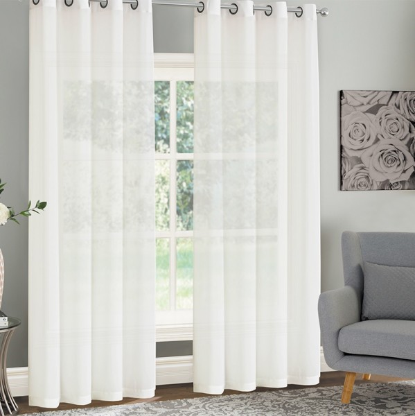 Daphne - Chiffon Grommet Panels | Set of 2
