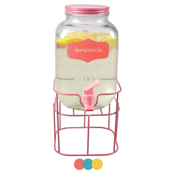 Party Drink Dispenser - 4L in Assorted Pastel Colour Stand & Chalkboard - Magasins Hart | Hart Stores