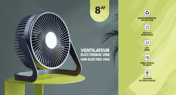 Small USB Fan desktop 8