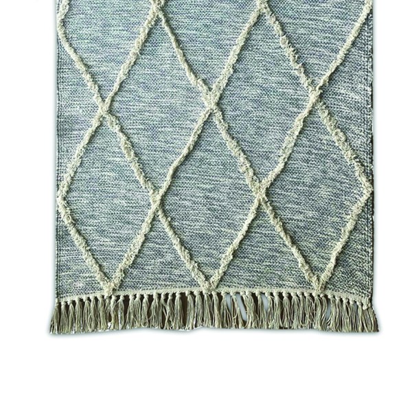 Rug 27x45in Zoey Diamond Cotton