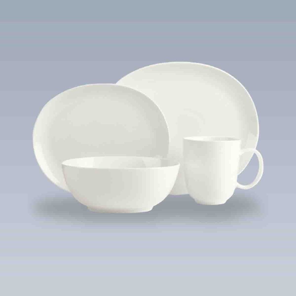 PURE OVAL 16DC DINNERWARE SET