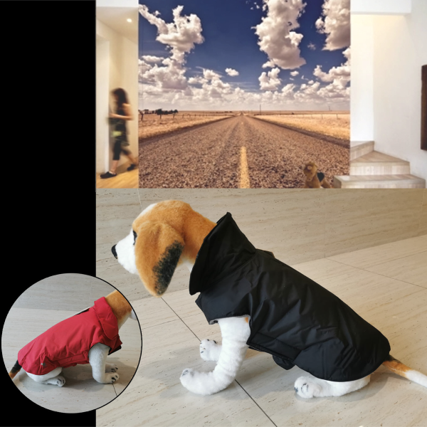 Paws & Whiskers - Fleece Lined Dog Coat
