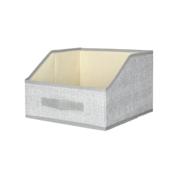 Storage Drawer Grey/white Foldable