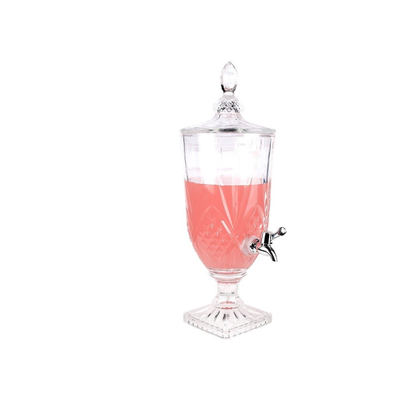 Distributeur de boissons en verre à pied Epoca