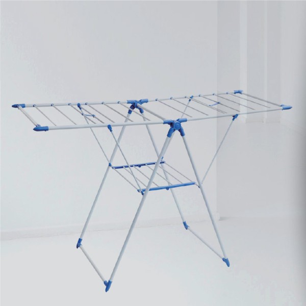 Laundry Drying Rack White & Blue