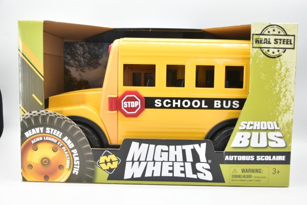 Mighty Wheels 16in School Bus Metal