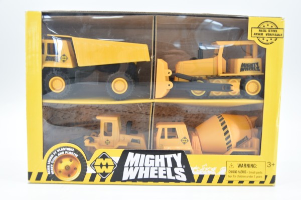 Mighty Wheels 4 Pack 4.75in Truck