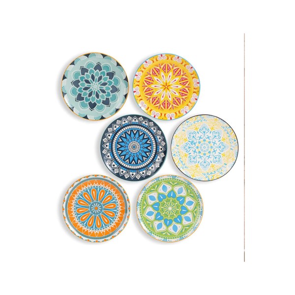 Dessert Plate 8.25in Ceramic Printed