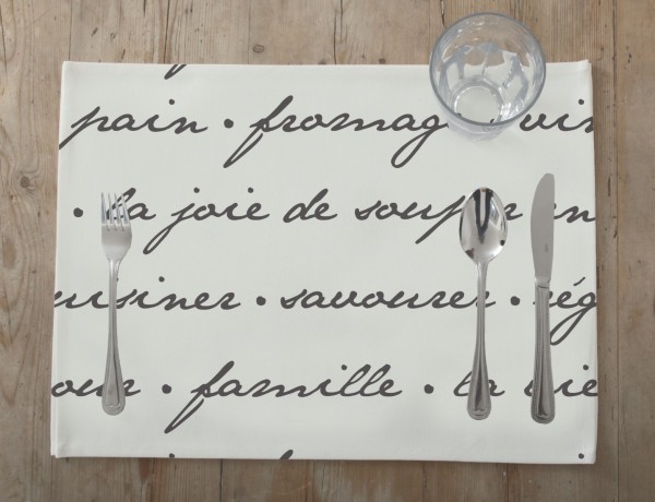 Adrien Lewis - Jeu de 4 sets de table