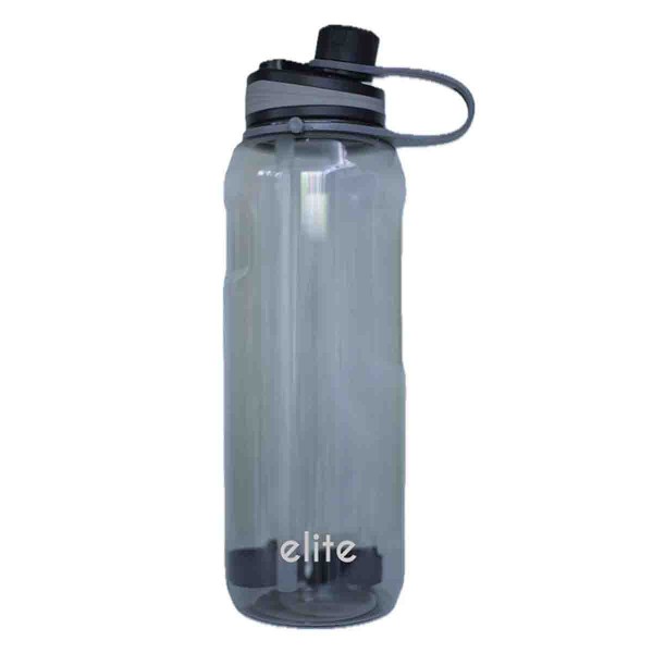 Elite -transparent Water Bottles 2000ml Lids Asst.