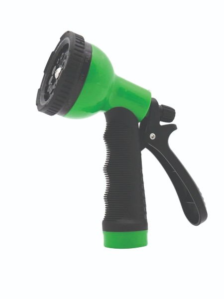 Expandable garden hose with 10 function Spray Gun