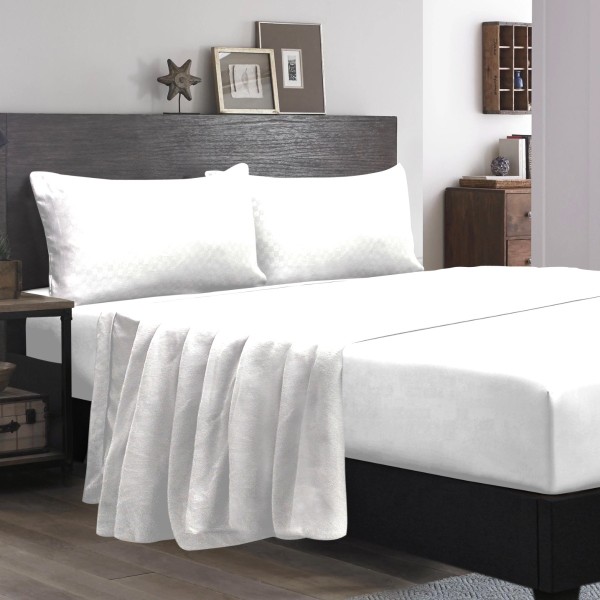 Comfort Sheet Set Asst Bordure Dobby