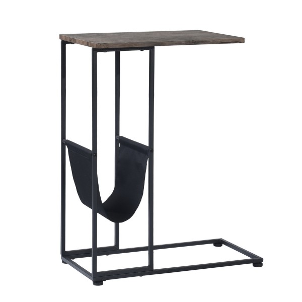 Atelier du Nord - Table d'appoint ROZELLE avec rangement en tissu