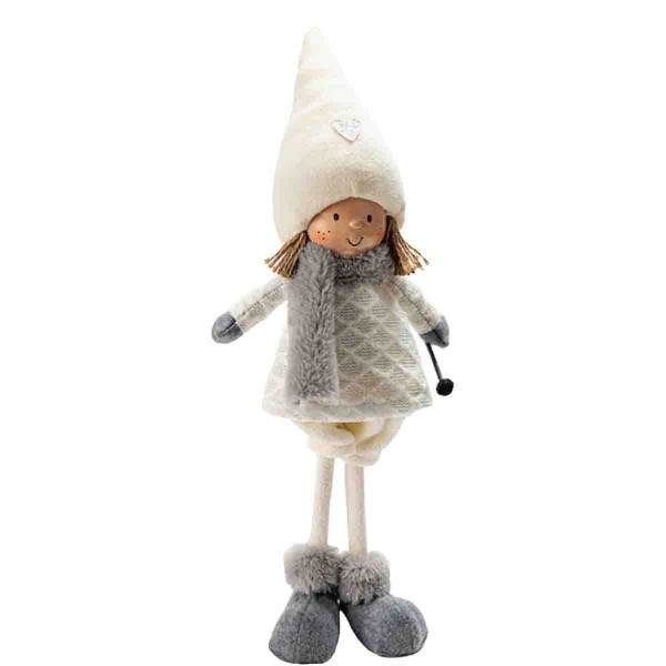 Fille debout en tissu 48cm