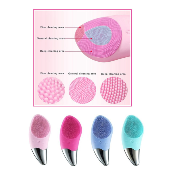 Brosse nettoyante et massante pour le visage