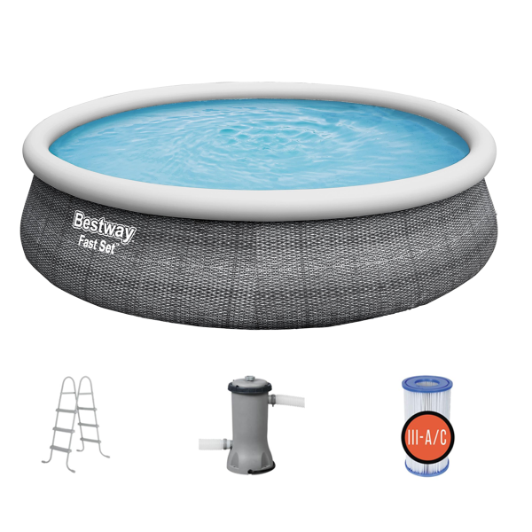 Ensemble de piscine gonflable Bestway® ''Fast Set™'' 15' x 42
