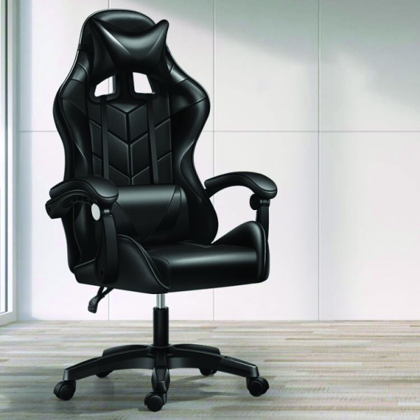 Chaise de bureau E-sport en simili cuir
