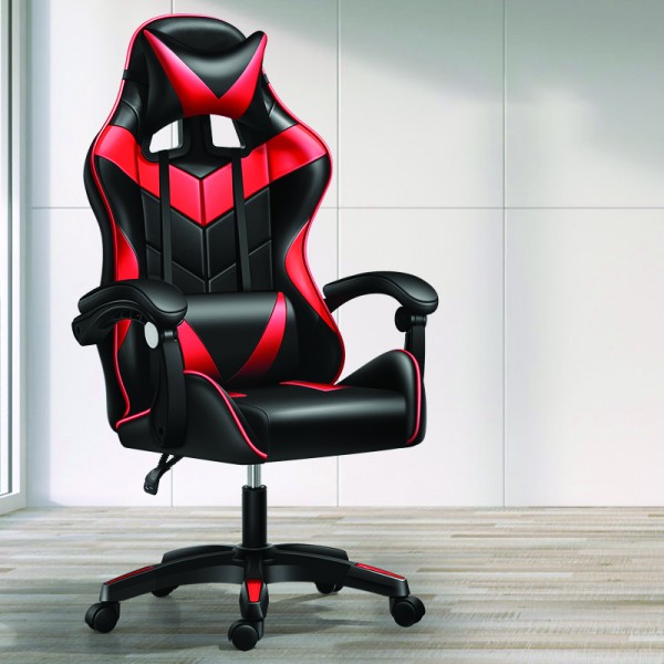 Chaise de bureau E-sport en simili cuir