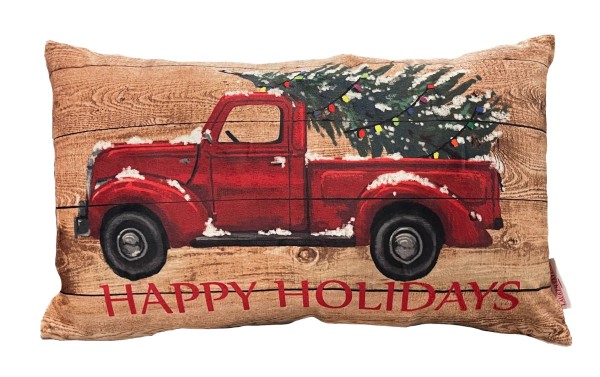 Coussin lombaire de voiture rouge Led 12x20
