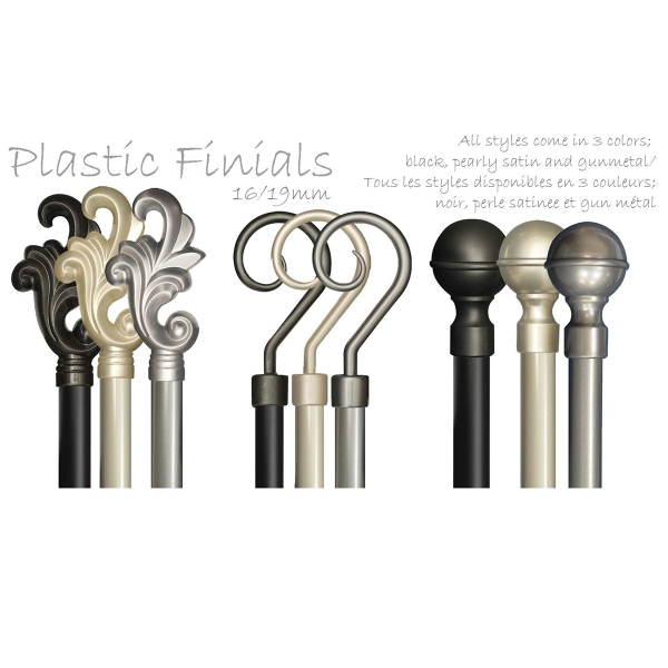 Finitions en plastique - Ensemble de poteaux