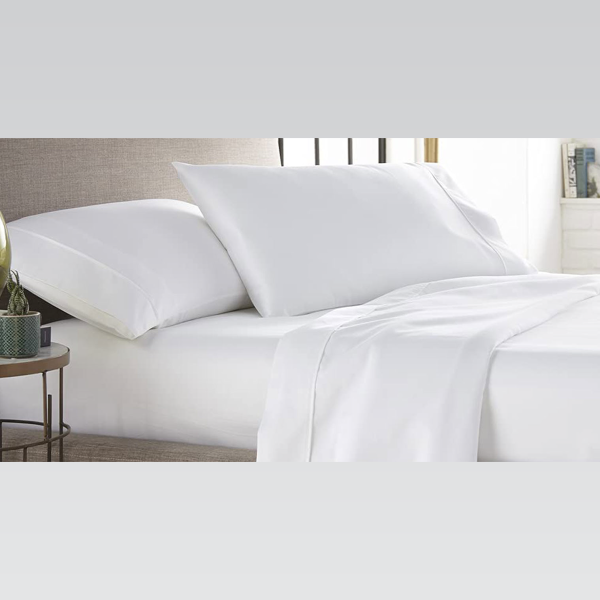Drap plat en coton