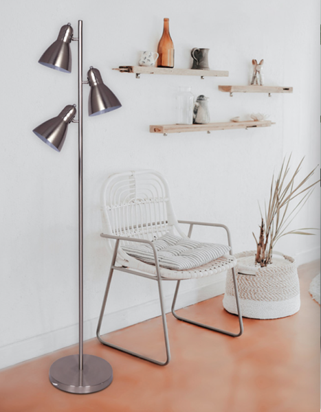 Floor Lamp Tree Nickle 25x40x165