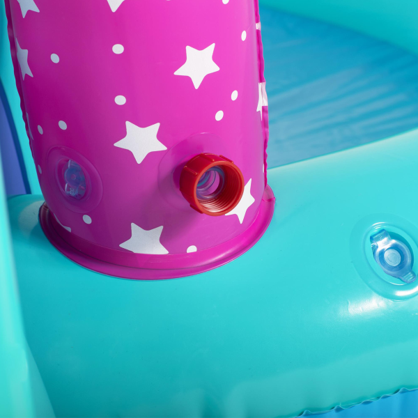 Bestway | Centre de jeu d'eau chariot licorne magique 9 pieds