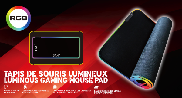 Gaming Mousepad With Led Light