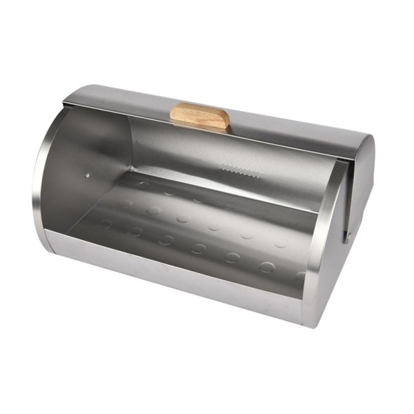 Acacia and Stainless Steel Bread Bin - Magasins Hart | Hart Stores