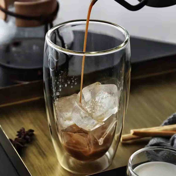 A LA CUISINE - 2PCS DOUBLE WALLED GLASS CUP