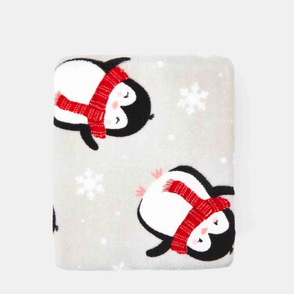 Plaids en laine polaire Gnomes et Pingouins