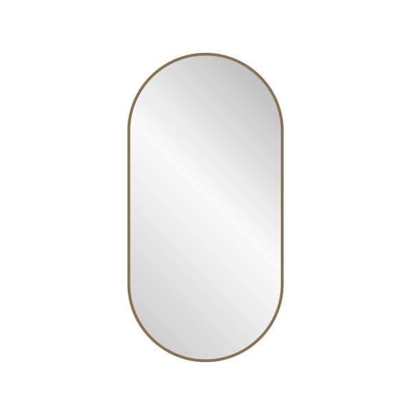 Mirror Oval Aluminum