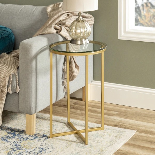 Alissa -Round Side Table