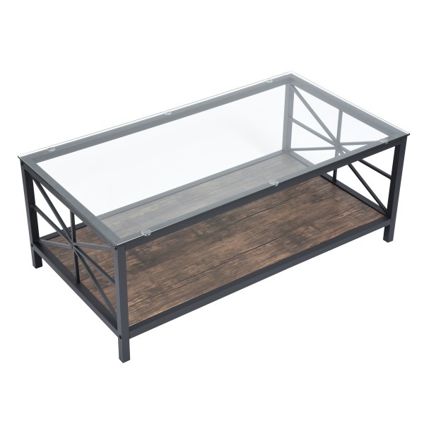 Atelier du Nord | Grain - Table basse en verre transparent