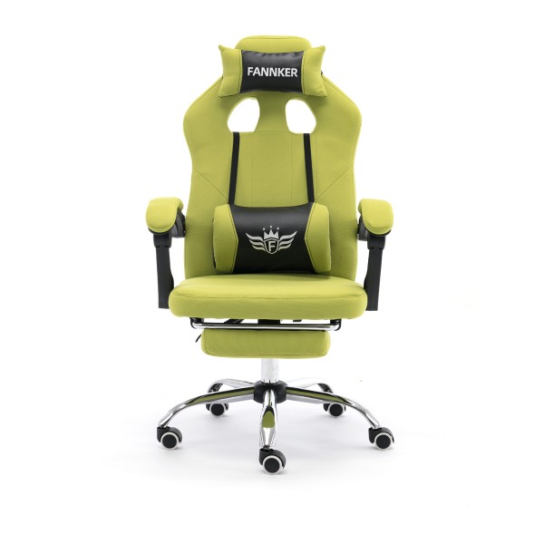 Office Chair Pink Gaming & Massage Pu W/USB Connector
