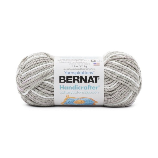 Bernat Handicrafter Cotton Yarn Greige Ombre