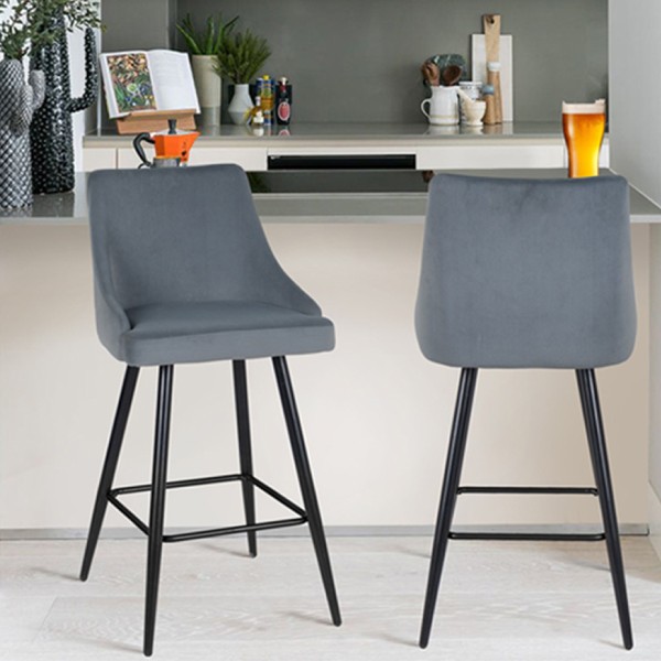 Barstool With black Frame