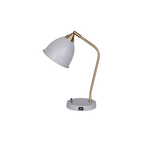 Table Lamp White USB
