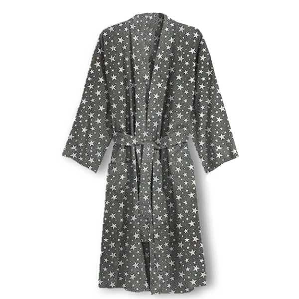 Celeste - Grey Fleece Bathrobe - Magasins Hart | Hart Stores
