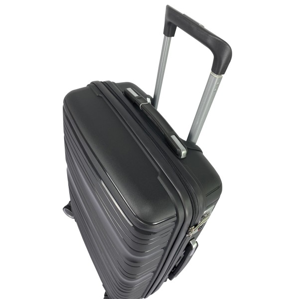 Voyage Quest - Bagage gris avec 4 roues silencieuses