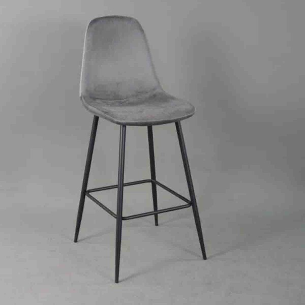 Tabouret de bar avec pieds en métal