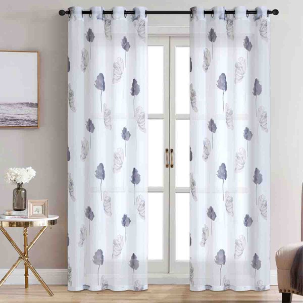 Lauren Taylor - Eleanor 2 Pack Panneaux à Grommets Transparents